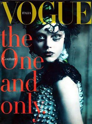 THE ONE AND ONLY...Vogue Italia’s September 2011 Couture Supplement by Paolo Roversi