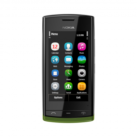 Nokia 500 user interface demo