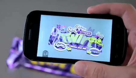 Trasforma lo snack in un videogioco: Cadbury
