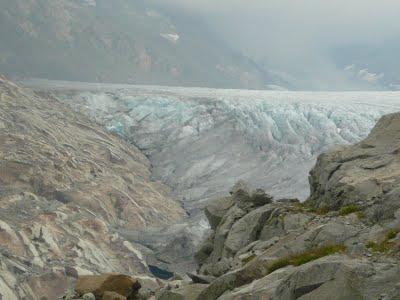 Rhonegletscher: il ghiacciaio del Rodano in via di estinzione...