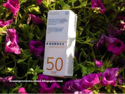 Rivelazione dell'estate:KORRES,  Yoghurt  sunscreen face cream SPF 50