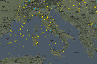 Tutti gli aerei in volo sui cieli del mondo in tempo reale? Eccoli qui!