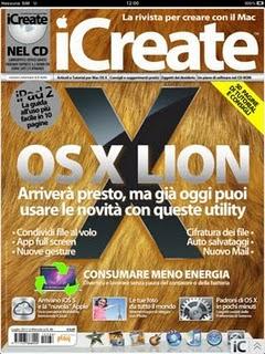 iCreate Italia, la rivista sul mondo Apple direttamente sul tuo iPad.