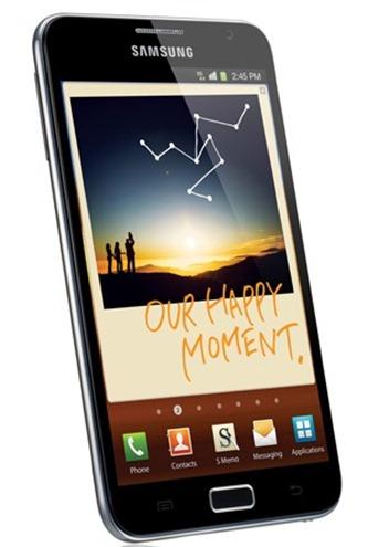 Samsung Galaxy Note : Foto, video, specifiche tecniche e info sul prezzo e disponibilità