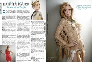 Kristin Bauer su Runway Magazine