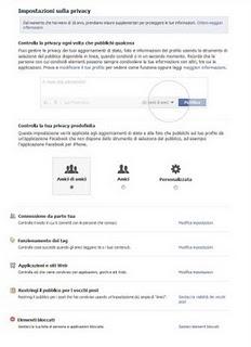 Facebook: nuove impostazioni di Privacy
