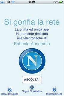 SI GONFIA LA RETE, l'app per i tifosi del Napoli calcio. SI GONFIA LA RETE, l'app per i tifosi del Napoli calcio.