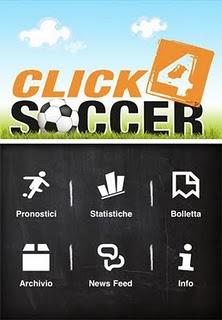 Click 4 Soccer, l'app per gli amanti delle scommesse sul calcio si aggiorna alla vers 1.0.3.