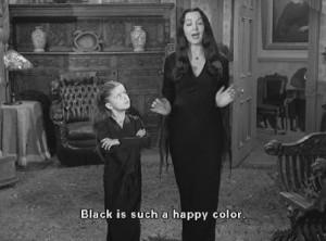 Black is such a happy color