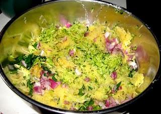Frittatine veloci di verdure (zucchina e patate)