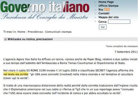 Nota Palazzo Chigi Nel testo sta scritto…