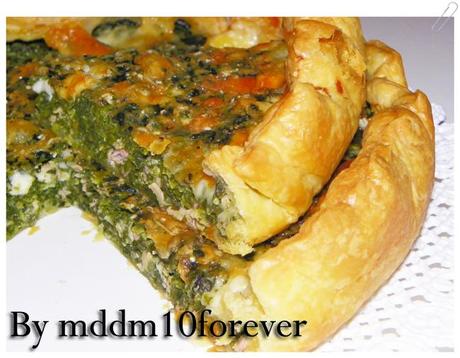 TORTA SALATA PROSCIUTTO E SPINACI TORTA SALATA PROSCIUTTO E SPINACI