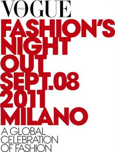 Fashion Night  on Vogue Fashion Night Out 2011 Milano