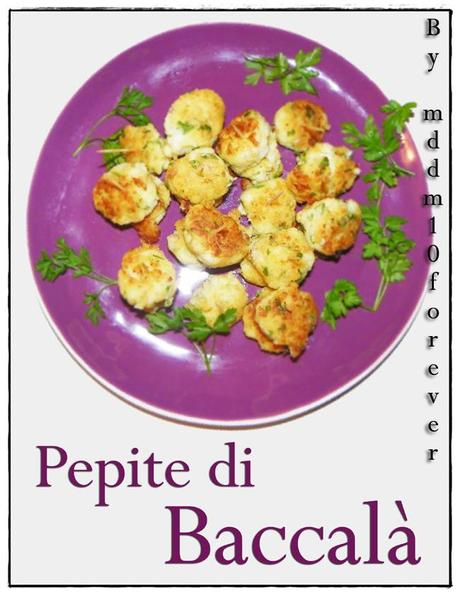 PEPITE DI BACCALà PEPITE DI BACCALà