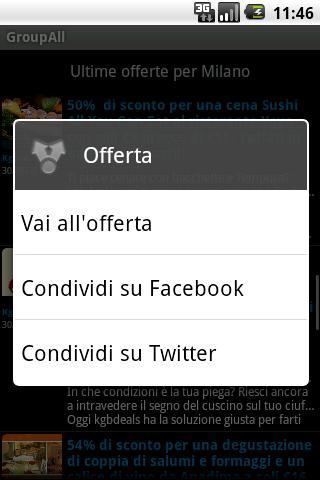 GroupAll, acquista e risparmia col tuo smartphone Android GroupAll, acquista e risparmia col tuo smartphone Android