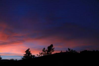 tramonto a Santa Fiora