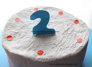 Pacco regalo a forma di torta Pacco regalo a forma di torta