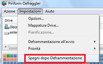 spegni dopo deframmentazione Defraggler: il miglior Software gratuito per la deframmentazione di Windows