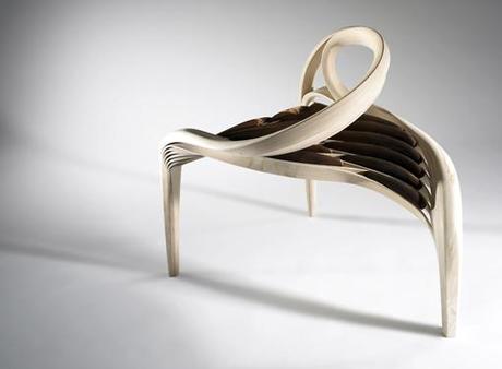 Enignum chair installation by Joseph Walsh @ Nilufar Milano