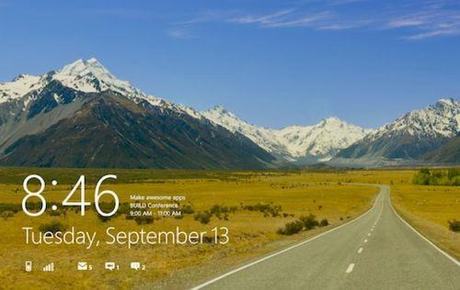 Windows 8 Logon Screen The Build, il nuovo Tablet Samsung con Windows 8 !