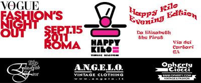 HAPPY KILO-EVENING DRESS  VOGUE FASHION NIGHT OUT   15 Settebre ore 18,00