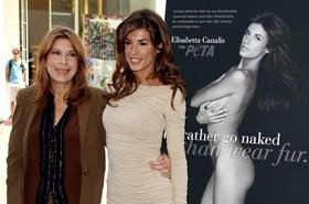 Elisabetta Canalis nuda per la Peta infiamma Rodeo Drive con mamma