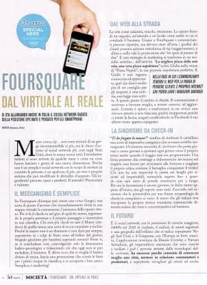 Foursquare e le potenzialità nascoste del web 2.0