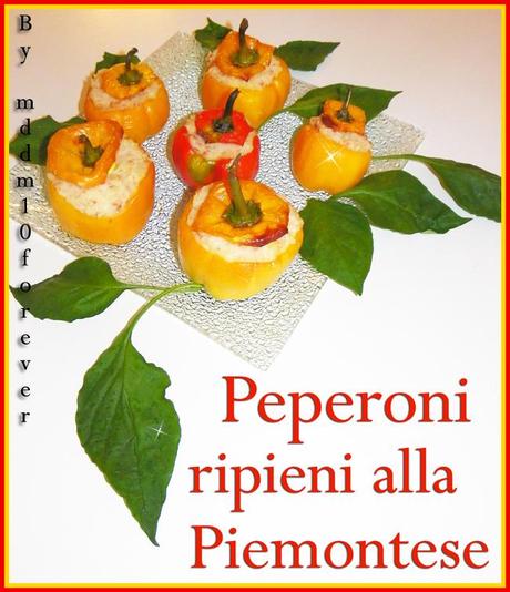 PEPERONI RIPIENI ALLA PIEMONTESE PEPERONI RIPIENI ALLA PIEMONTESE