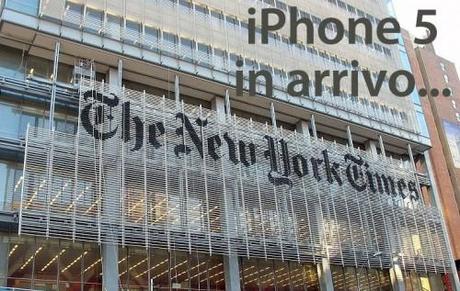 New York Times : iPhone 5 tra due settimane con fotocamera da 8Mpixel