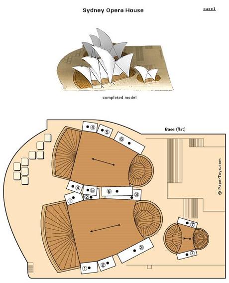 Grandi architetture mondiali da ricostruire con la carta