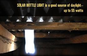 Un litro di luce: illuminare la casa con acqua, bottiglie di plastica e sale