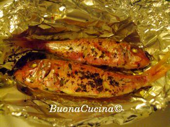 le triglie al cartoccio Mi intriga il loro meraviglioso colore ed il loro ineguagliabile sapore ..