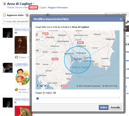 Area di Cagliari Facebook: liste intelligenti e aggiornamenti sono ora disponibili