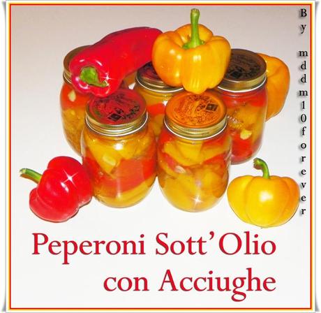 PEPERONI SOTT'OLIO CON ACCIUGHE PEPERONI SOTT'OLIO CON ACCIUGHE