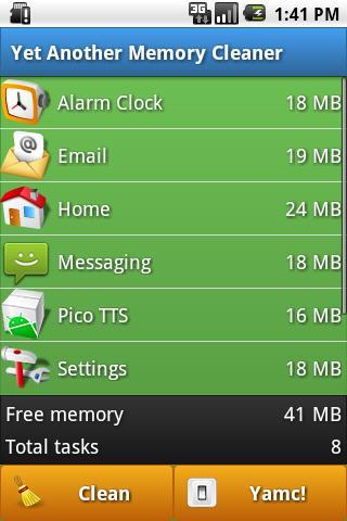 YAMC – Yet Another Memory Cleaner [Android]