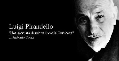 Locandina del Saggio. In foto il Premio Nobel Luigi Pirandello