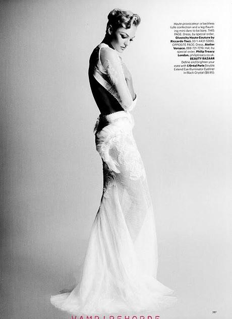 MAGAZINE | Candice Swanepoel immortalata da Karl Lagerfeld per Harper's Bazaar US Ottobre 2011