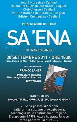 Sa 'Ena, Sardegna Preistorica. Presentazione libro a Cagliari.