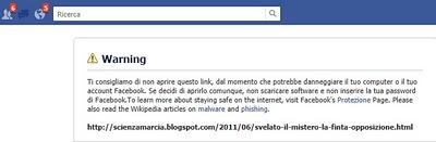 Facebook censura il blog scienzamarcia? e non solo ...