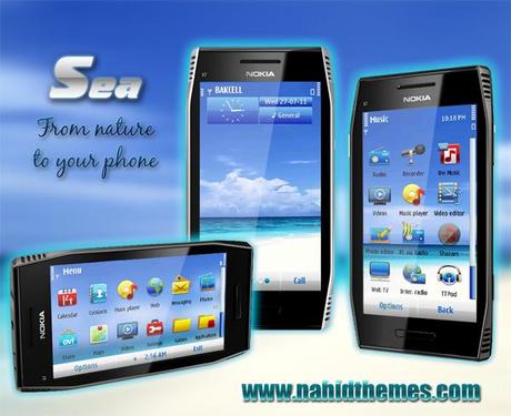 Symbian Theme / Temi Symbian : Sea by Nahid per Symbian 5th e Symbian^3