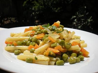 Casarecce con Carote Piselli e Pesto alla Menta