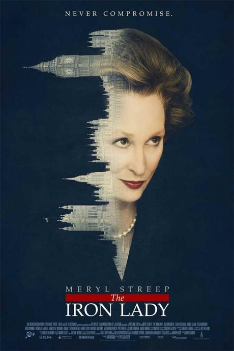 MERYL STREEP E' MARGARET THACHER, THE IRON LADY - LA LOCANDINA