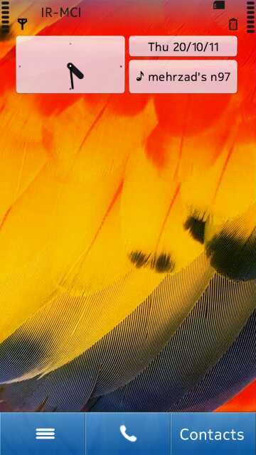 scr000011z Barra menu in stile Symbian Belle per porting C6/n97