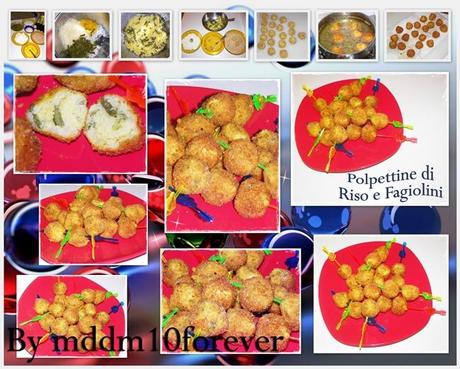 POLPETTINE DI RISO E FAGIOLINI POLPETTINE DI RISO E FAGIOLINI