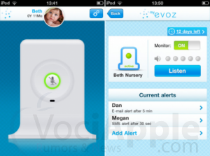 Evoz Baby Monitor, l’applicazione che tiene a bada il vostro bambino!
