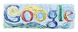 Doodle Van Gogh birthday gogh Buon compleanno Google!