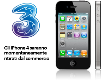 iPhone 4: stando a 3 Italia verranno ritirati dal mercato