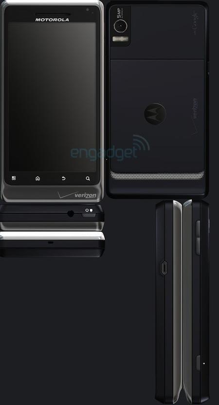 Motorola Droid 2: primo rendering ufficiale