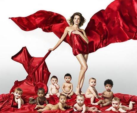Natalia Vodianova per la campagna RED