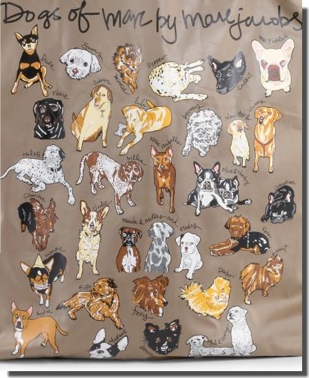 Marc Jacobs: Dogs of Marc shopping bag Marc Jacobs: Dogs of Marc shopping bag